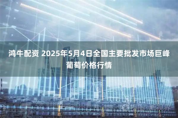 鸿牛配资 2025年5月4日全国主要批发市场巨峰葡萄价格行情