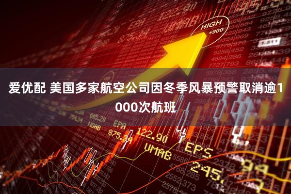 爱优配 美国多家航空公司因冬季风暴预警取消逾1000次航班