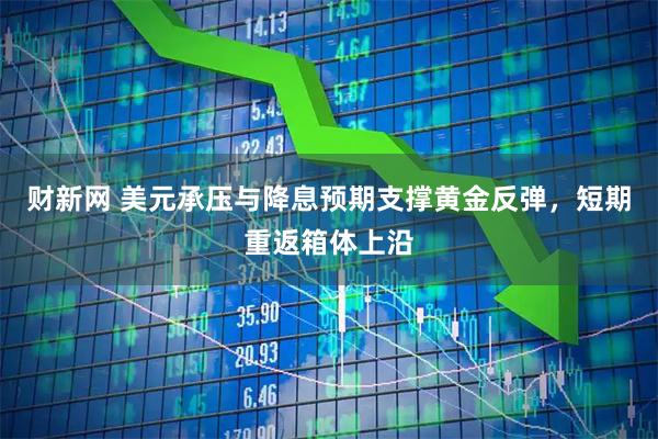财新网 美元承压与降息预期支撑黄金反弹，短期重返箱体上沿
