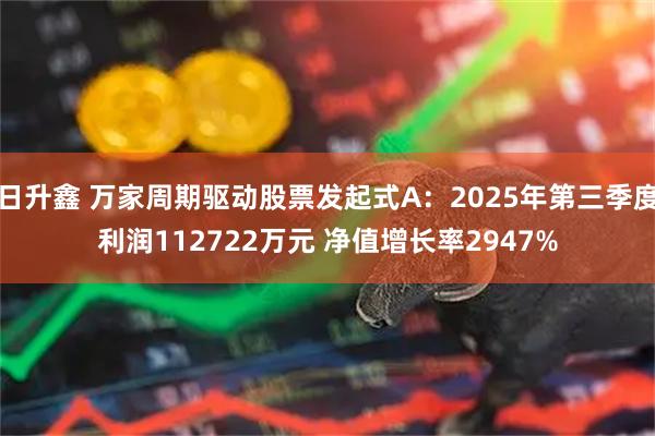 日升鑫 万家周期驱动股票发起式A：2025年第三季度利润112722万元 净值增长率2947%